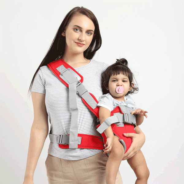 SOFT BABY CARRY BELT & CARRIER WITH NECK REST BACK