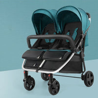 Thumbnail for BIG SIZE TWIN BABY FOLDABLE STROLLER