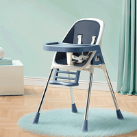 Thumbnail for MULTI FUNCTIONAL 2 IN 1 BABY FEEDING CHAIR WITH REMOVABLE TRAY