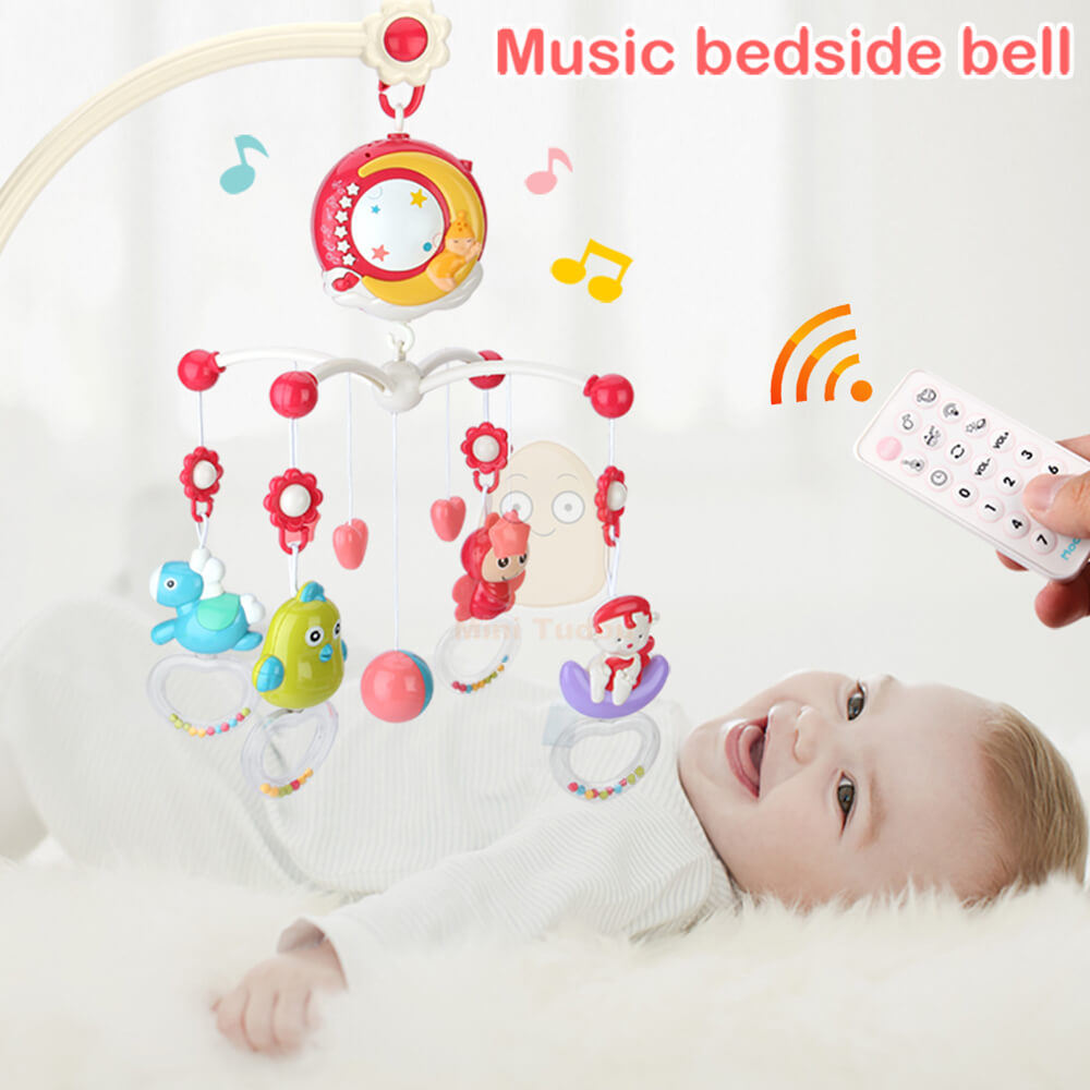 BABY BED BELL RATLE & COT MOBILE