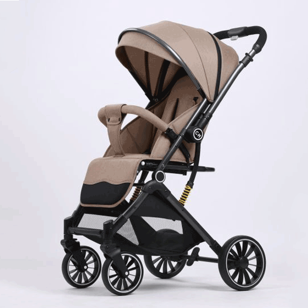 LIGHT-WEIGHT FOLDABLE BABY STROLLER WITH TWO WAY HANDLE