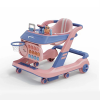 Thumbnail for PREMIUM FIBER MULTIFUNTIONAL BABY WALKER & ACTIVITY WITH PLAY PIANO
