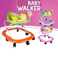 Thumbnail for SOFT CUSION BABY WALKER FOLDABLE