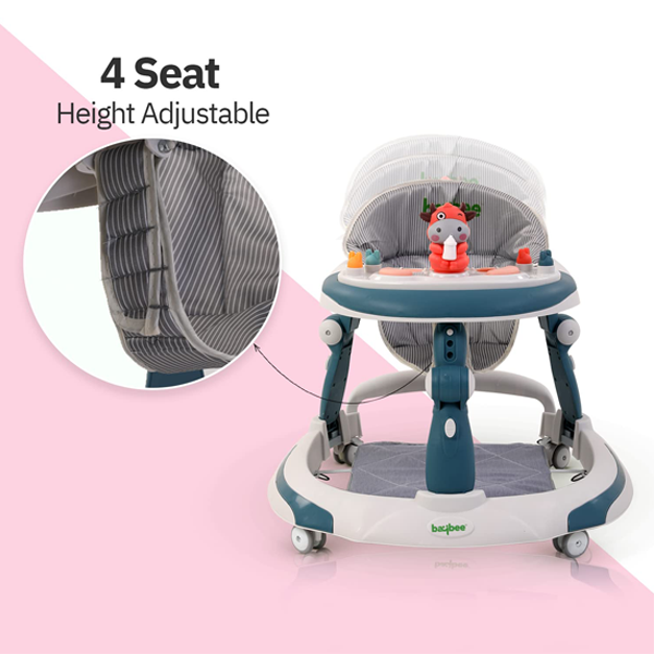 NEW DESIGN MULTI-FUNCTIONAL FULL FIBER BABY WALKERS WITH TOY