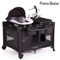Thumbnail for PAMO BABE - 4 in 1 PORTABLE CRIB FOR BABY - NURSERY CENTRE WITH REMOVABLE COT