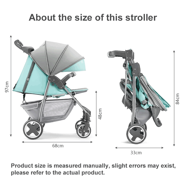 SHENMA LIGHT WEIGHT COMPACT FOLDABLE BABY STROLLER