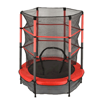 Thumbnail for 4.5FT TRAMPOLINE FOR KIDS WITH ENCLOSURE NET AND SAFETY PAD