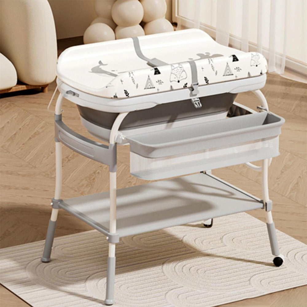 2 IN 1 BABY BATHTUB AND CHANGING TABLE