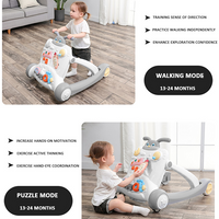 Thumbnail for PREMIUM 2 IN 1 BABY ACTIVITY & WALKER IN FIBER MATERIAL WITH MUSICAL TRAY