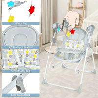Thumbnail for 2 IN 1 BABY ELECTRIC ROCKING SWING INFANT & BOUNCER