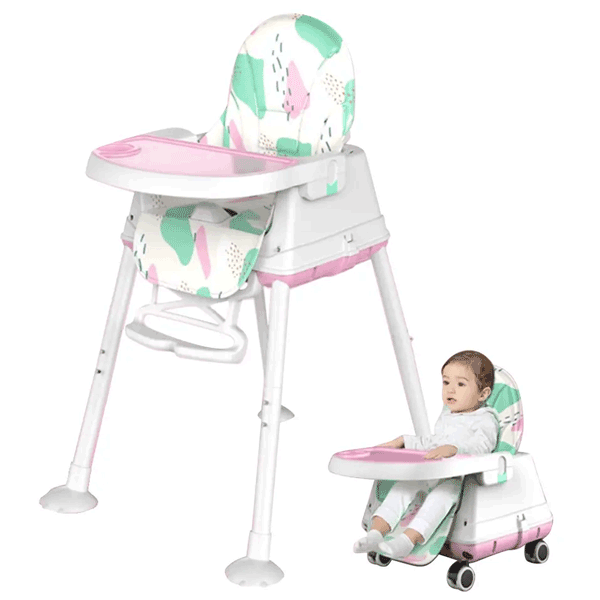 BABY 2 IN 1 HIGH CHAIR & BOOSTER SEAT WITH ADJUSTABLE TRAY