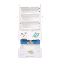 Thumbnail for KIDS & BABIES STORAGE HOME BOX WITH HANGING & SHELVES - 3 DRAWERS - BEAR