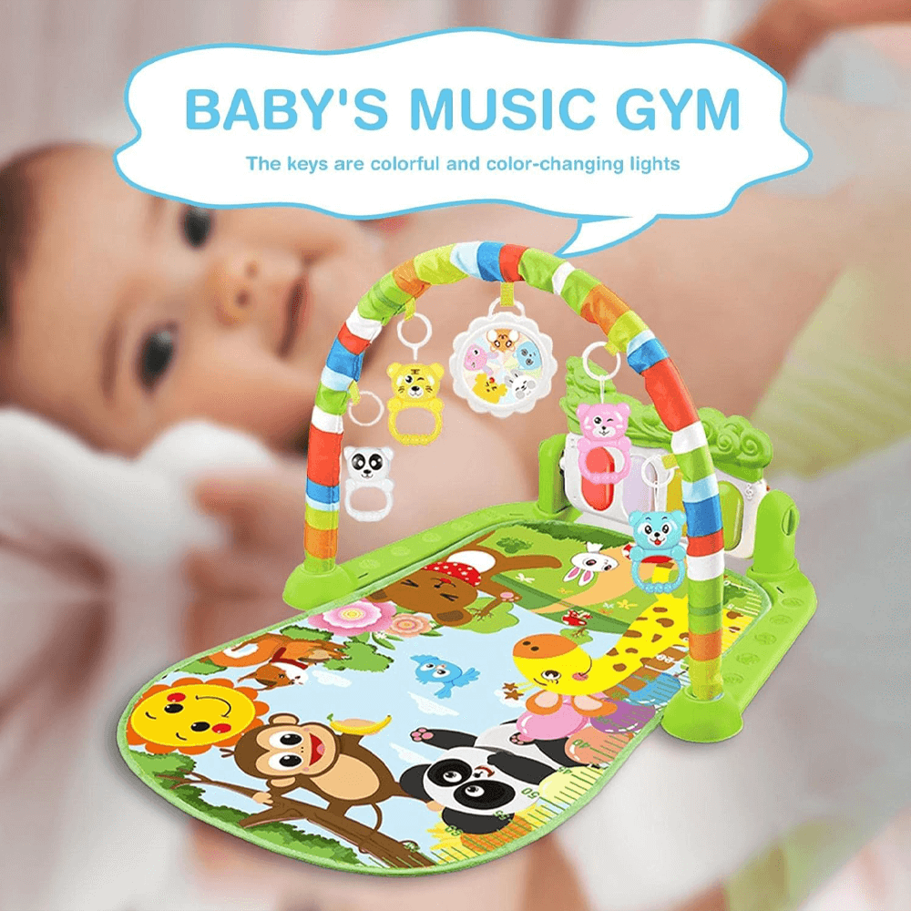 2 IN 1 BABY PLAY MAT WITH PIANO