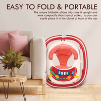 Thumbnail for FOLDABLE BABY WALKER WITH ADJUSTABLE HEIGHT