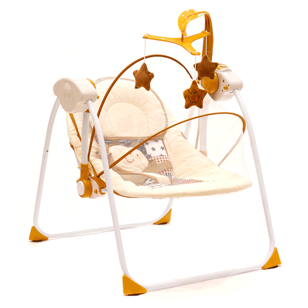 BABY AUTO ELECTRIC SWING WITH REMOTE & HANGING RATTLE