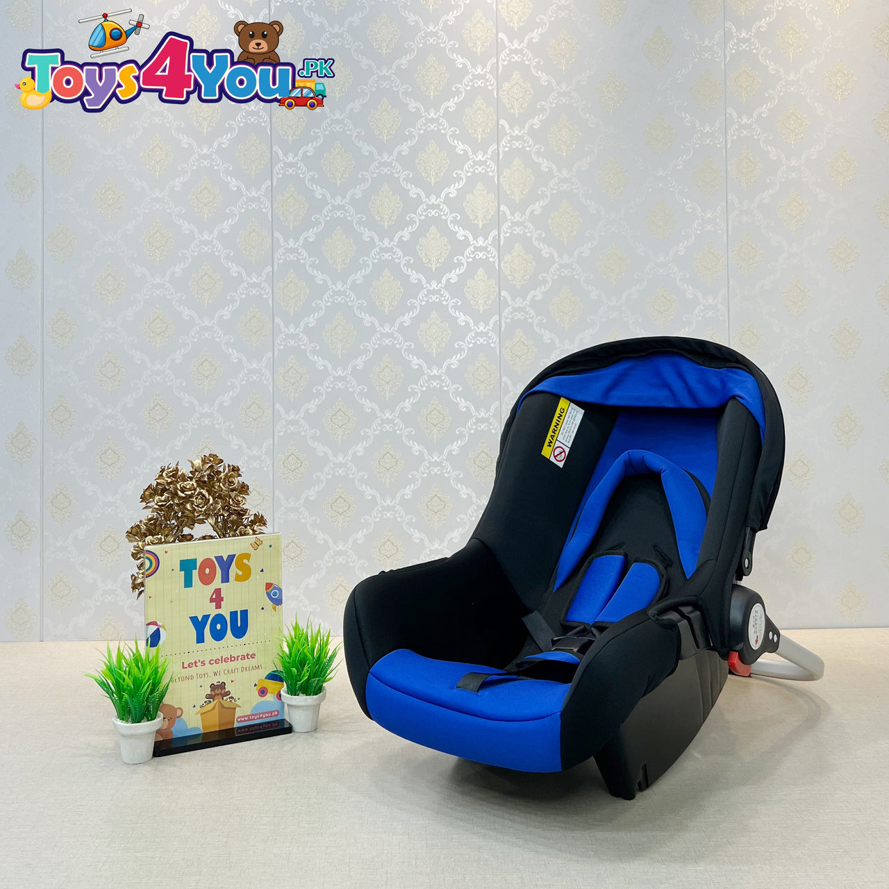BABY CARRY COT & CAR SEAT WITH ALUMINUM HANDLE