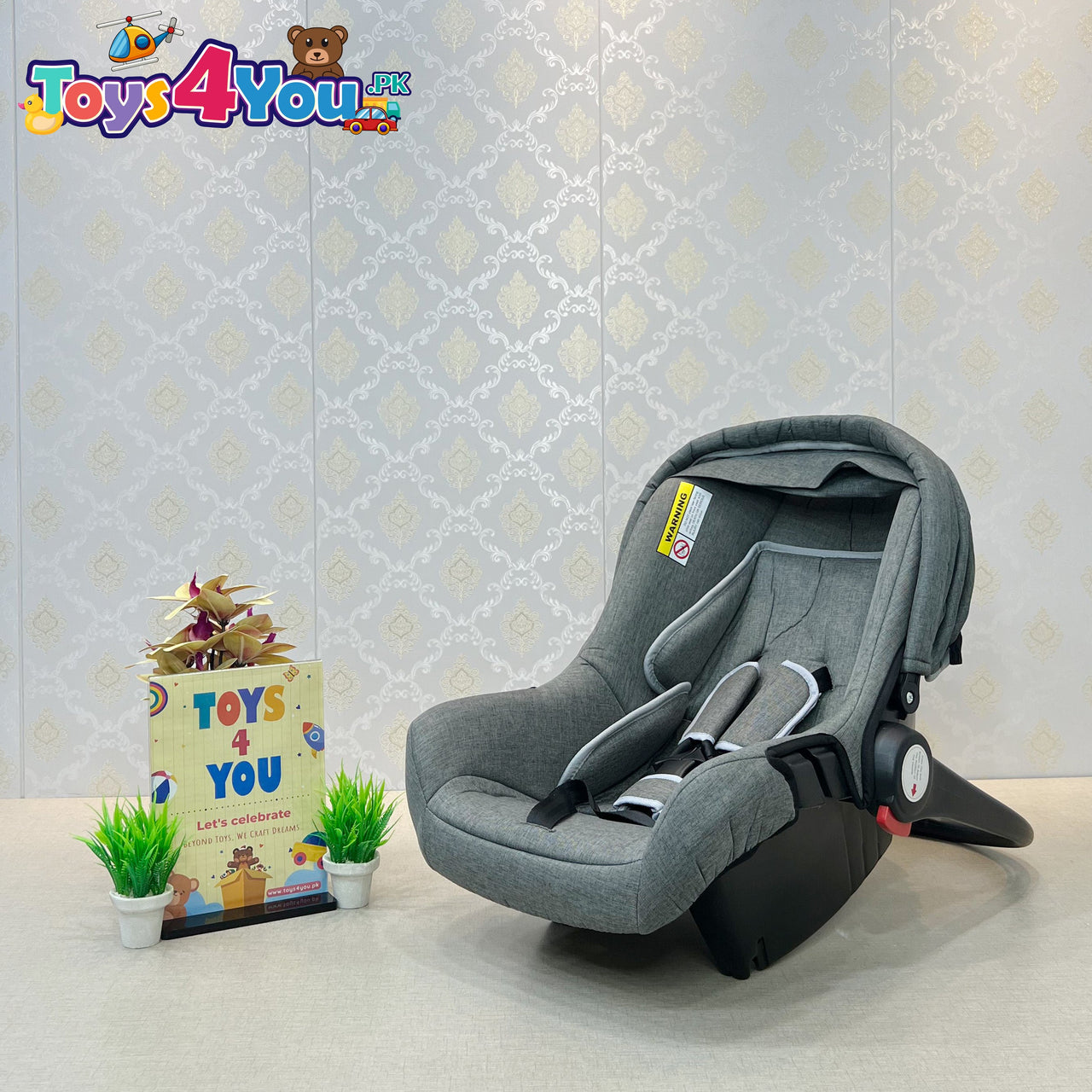 2 IN 1 BABY CARRY COT & CAR SEAT WITH ROOF