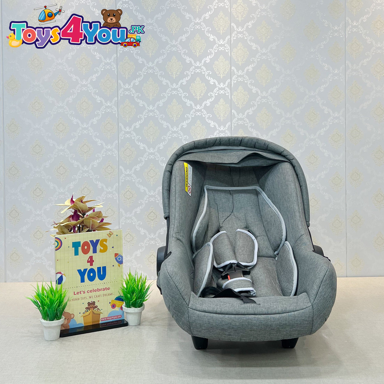 2 IN 1 BABY CARRY COT & CAR SEAT WITH ROOF