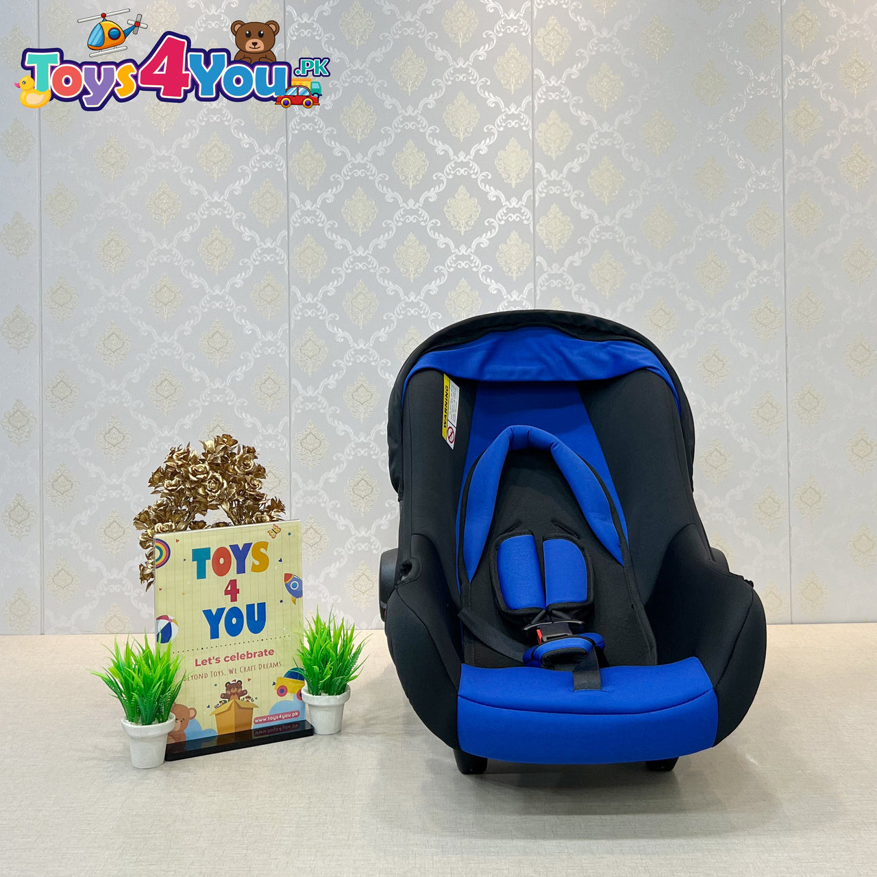BABY CARRY COT & CAR SEAT WITH ALUMINUM HANDLE