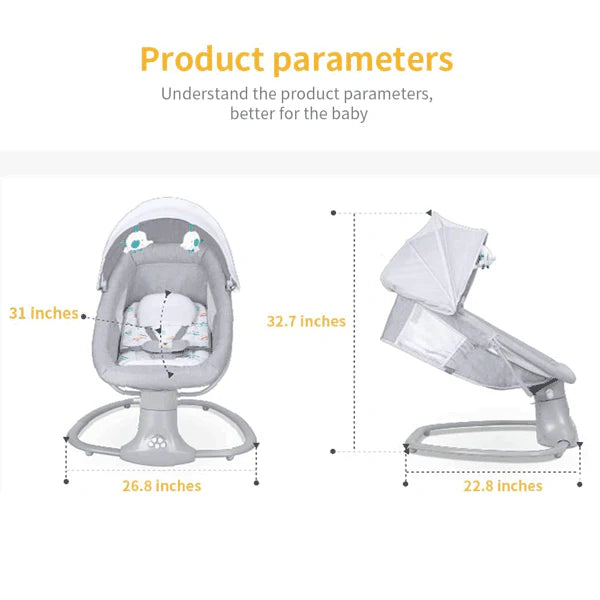 Mastela 3 in 1 Deluxe Multi - Functional Electric Swing