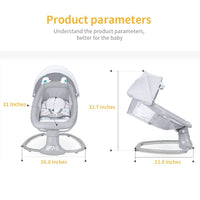 Thumbnail for Mastela 3 in 1 Deluxe Multi - Functional Electric Swing