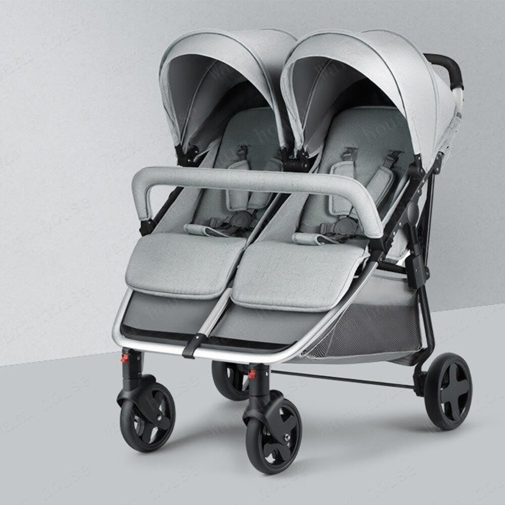 BIG SIZE TWIN BABY FOLDABLE STROLLER