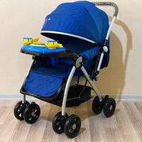 Thumbnail for Big Size Foldable Baby Stroller With Play Rattles