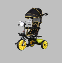 Thumbnail for KIDS TRICYCLE WITH HEAD COVER AND PUSHING HANDLE