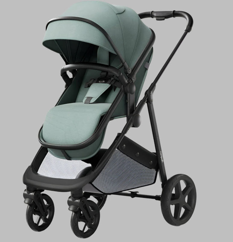 FOLDABLE BABY STROLLER WITH SOFT PUSHABLE HANDLE