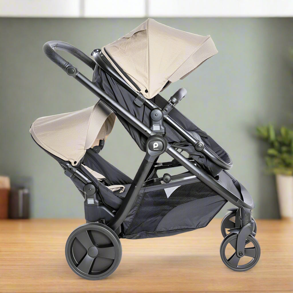 Premium Baby 1+1 Double Compact Stroller