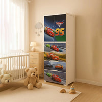 Thumbnail for Cars Theme 7 Layer Wardrobe