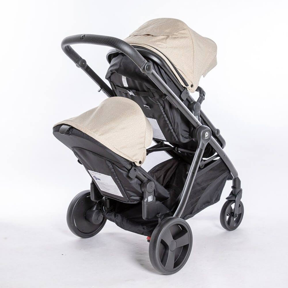 PREMIUM BABY 1+1 DOUBLE COMPACT STROLLER