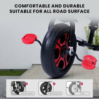 Thumbnail for KIDS TRICYCLE WITH HEAD COVER AND PUSHING HANDLE