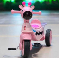 Thumbnail for KIDS GIRAFFE FACE TRICYCLE WITH LIGHTS