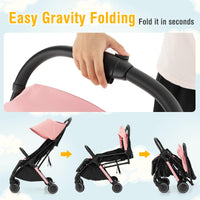 Thumbnail for BABY STROLLER WITH ADJUSTABLE CANOPY AND FOOTREST