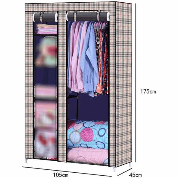 PORTABLE STORAGE WARDROBE ORGANIZER - IMPORTED