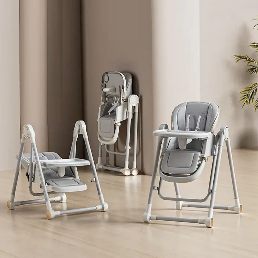 Multifunctional Baby High Feeding Chair With Swing Function