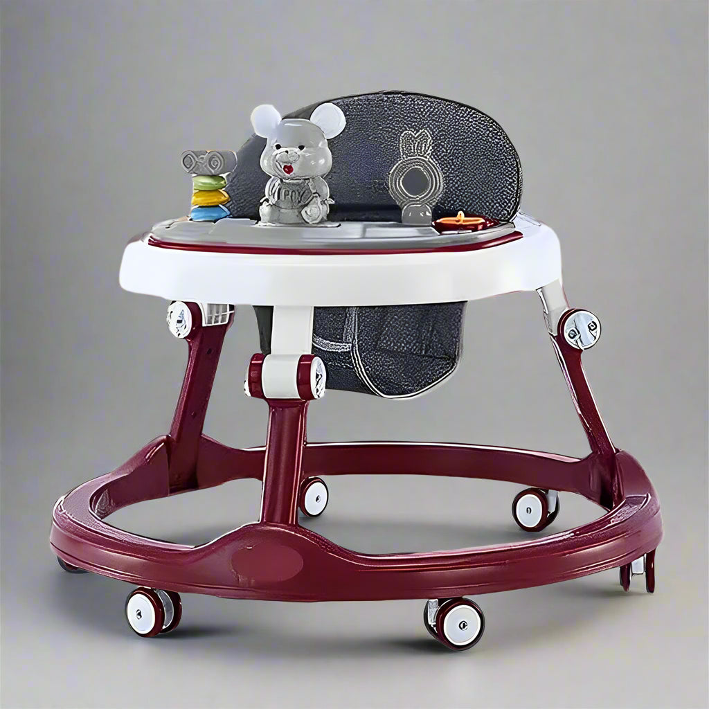 Fully Fiber Round Shape Foldable Baby Walker