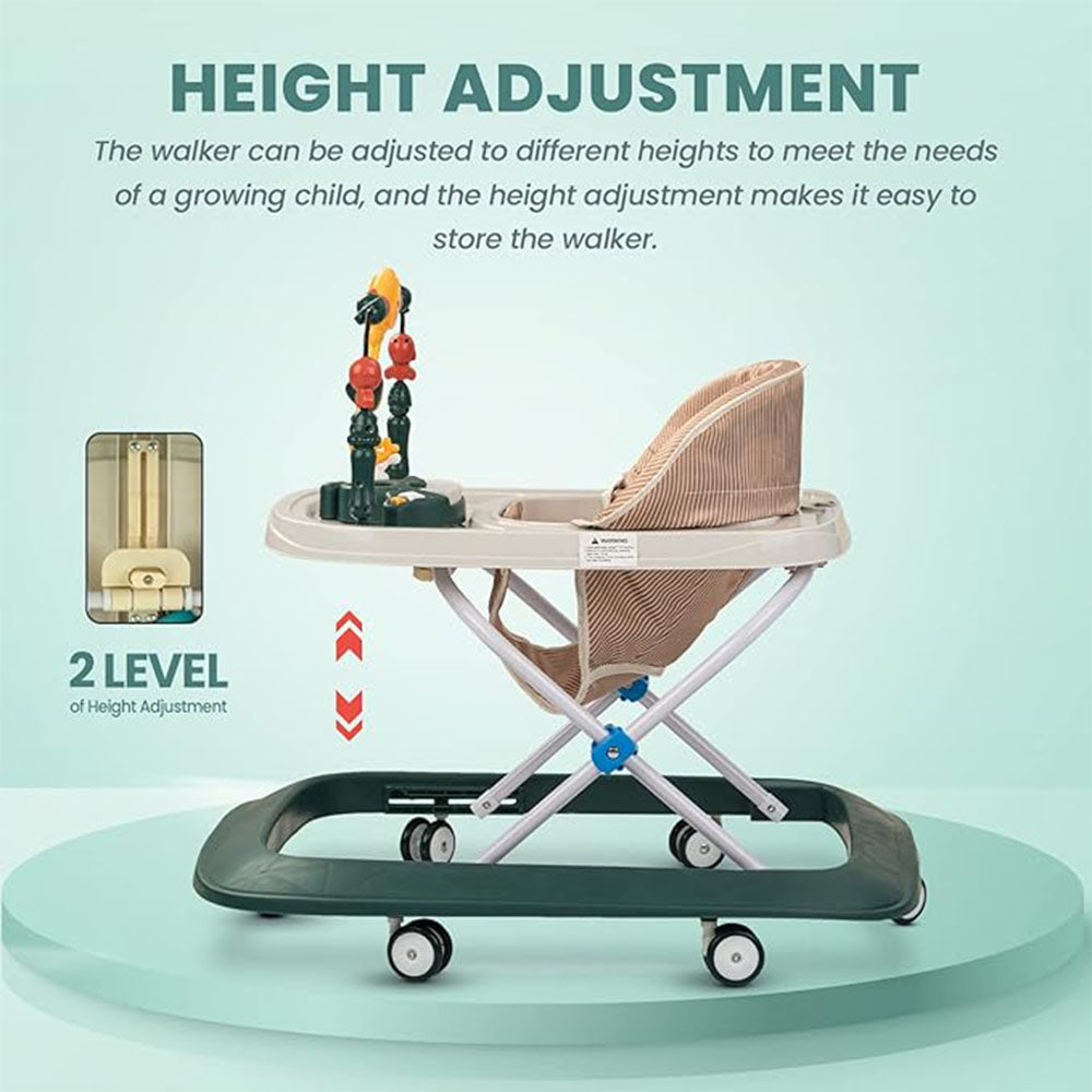 Height Adjustable Musical Baby Walker