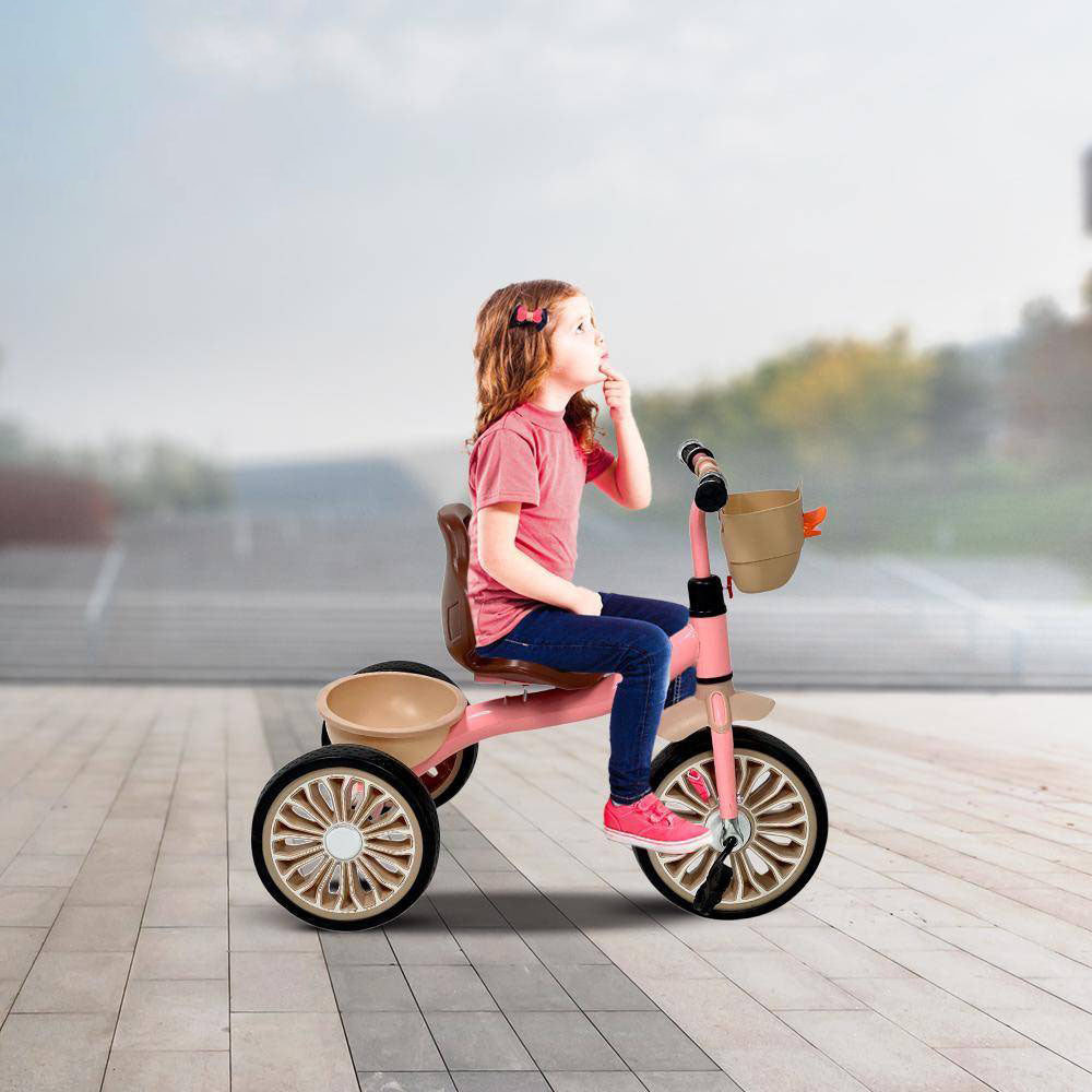 KIDS DUCK FACE TRICYCLE WITH LIGHTS