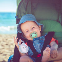 Thumbnail for HAPPY FOLDABLE BABY STROLLER WITH FOUR WHEELS SHOCK ABSORBER