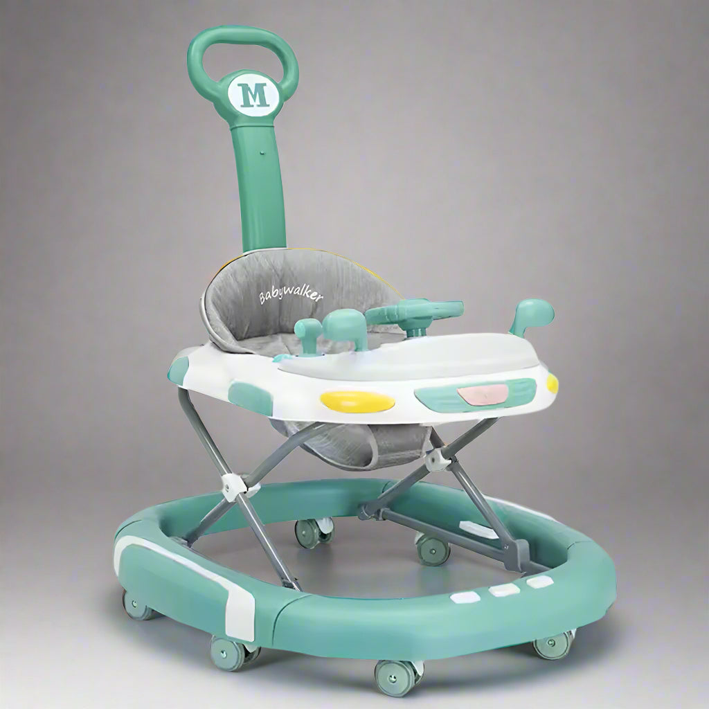 4 in 1 Height Adjustable Musical Baby Walker