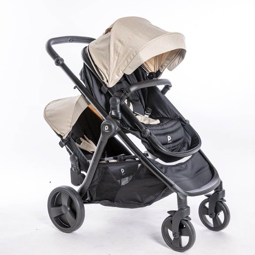 PREMIUM BABY 1+1 DOUBLE COMPACT STROLLER