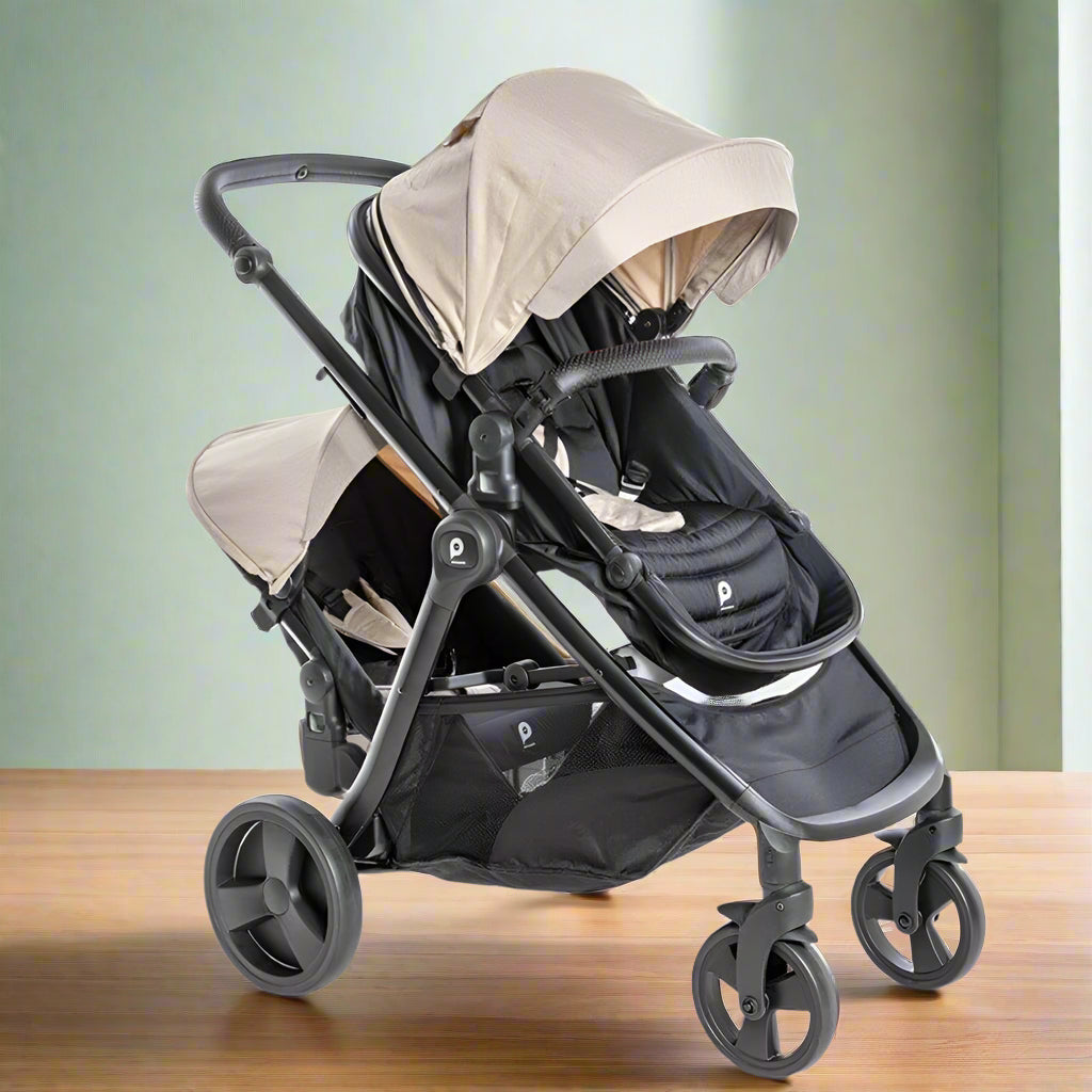 Premium Baby 1+1 Double Compact Stroller