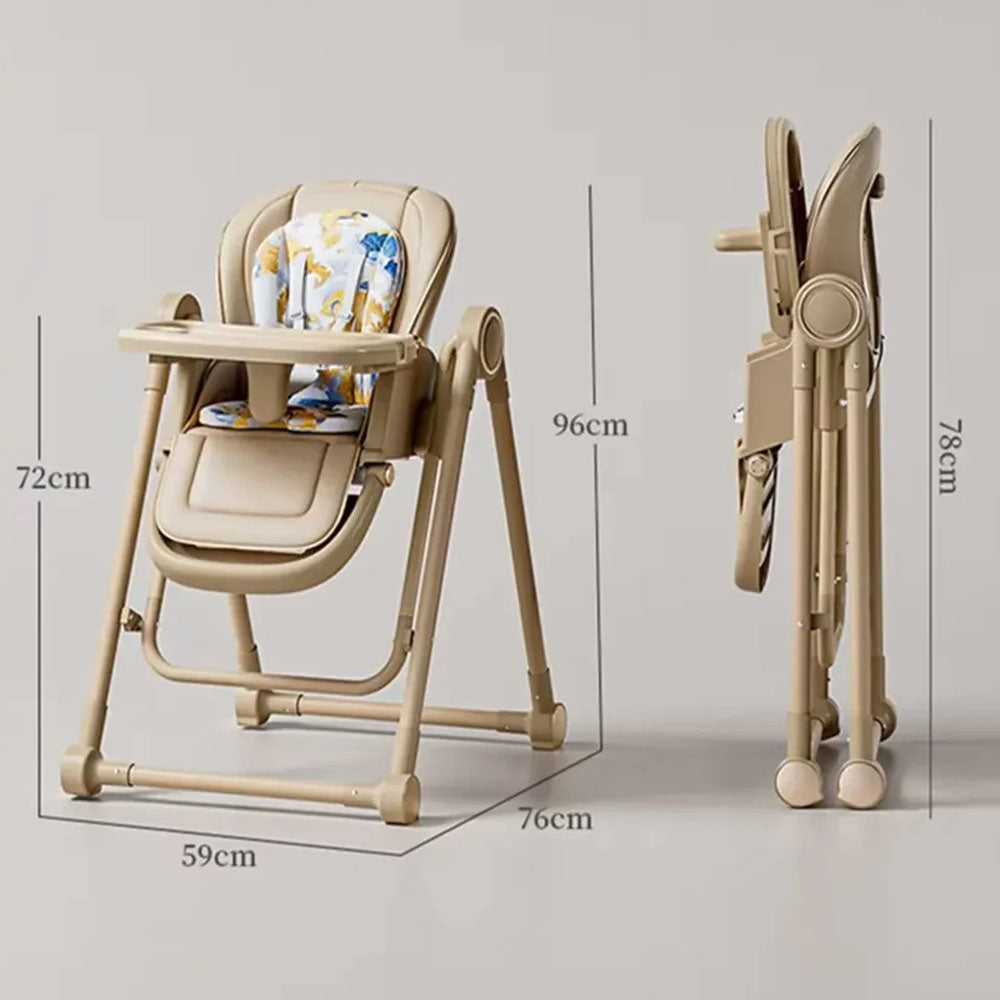 Multifunctional Baby High Feeding Chair With Swing Function