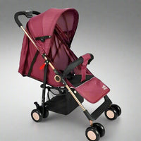 Thumbnail for Haoshuo Compact Foldable Baby Stroller