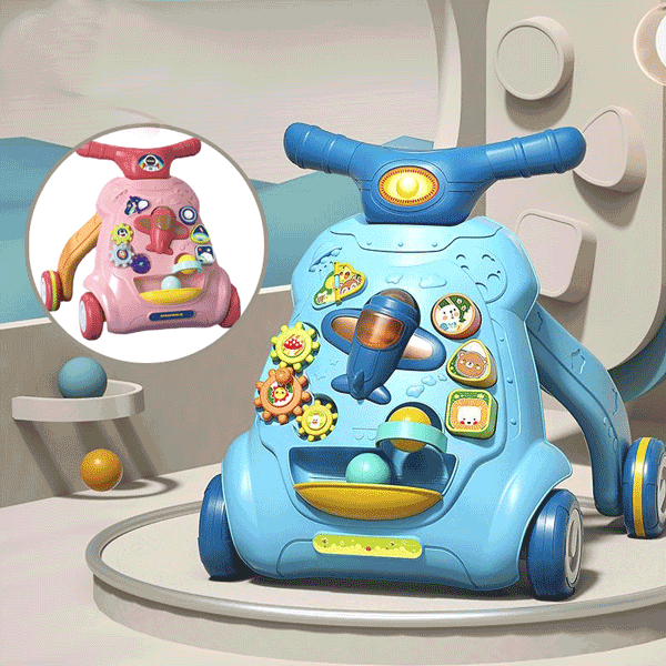Baby Activity Walker With Educational Learning Toys