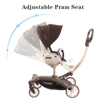 Thumbnail for Baobaohao 3 in 1 Luxury Baby Stroller