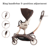 Thumbnail for Baobaohao 3 in 1 Luxury Baby Stroller