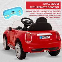 Thumbnail for Mini Cooper Rechargeable Battery Operated Ride On Car